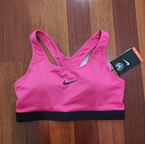 NWT Nike Dri Fit Pink Sports Bra | M - Picture 1 of 2